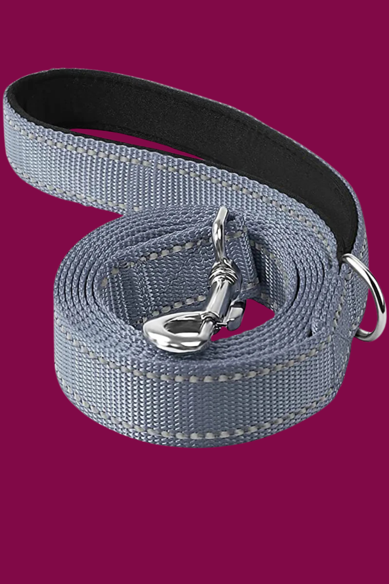 laisse pour chien gris