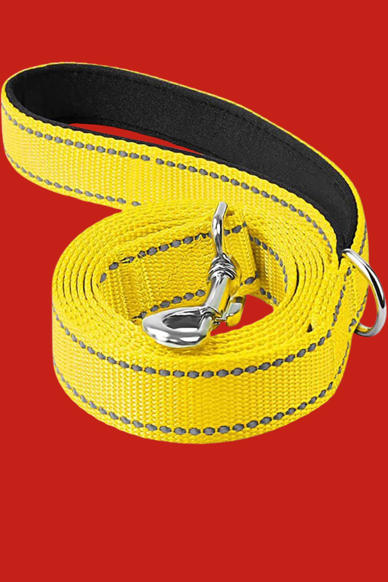 laisse pour chien jaune