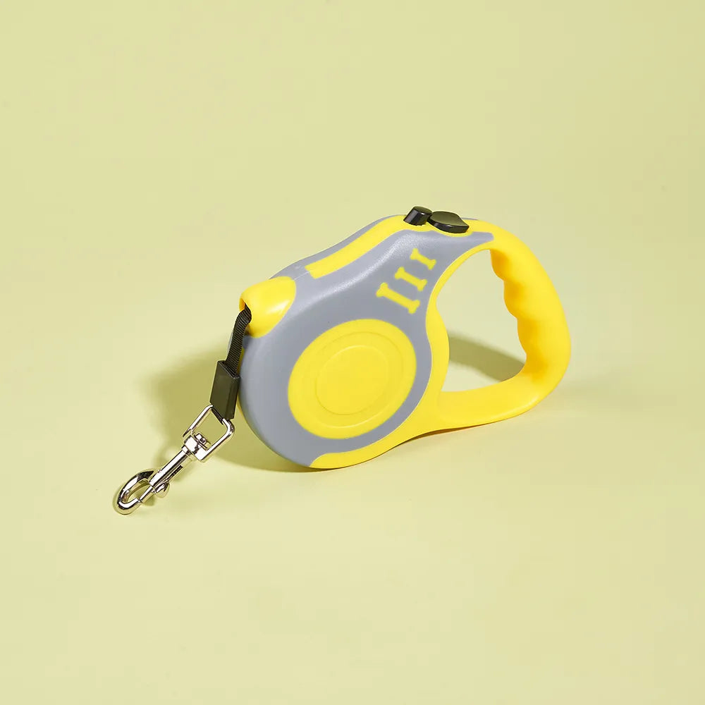 laisse pour chien jaune