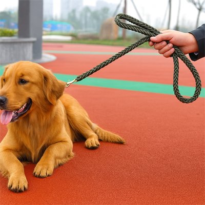 Laisse pour Chien vert armee