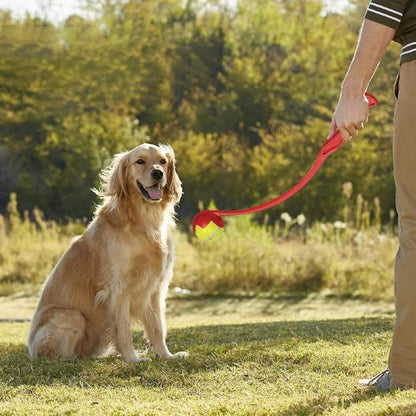 Lanceur de balle rouge  pour chien