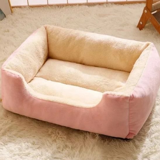 lit chat doux rose