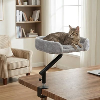 Lit pour Chat gris Douillet
