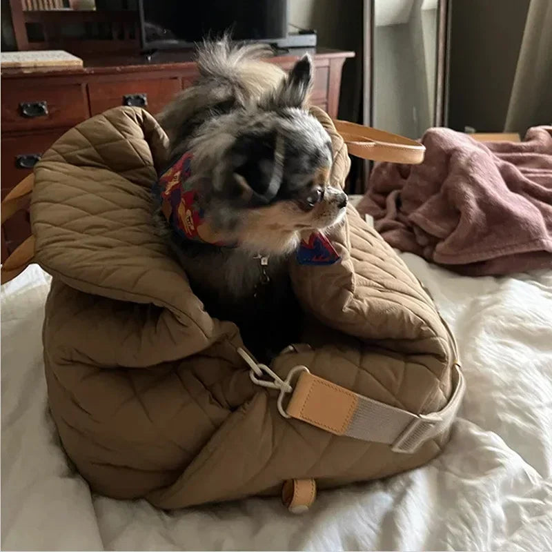 lit sac de transport chien