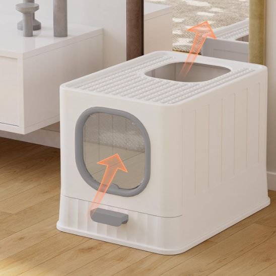litiere pour chat trappe