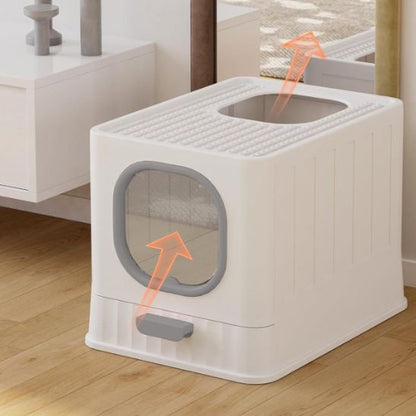 litiere pour chat trappe