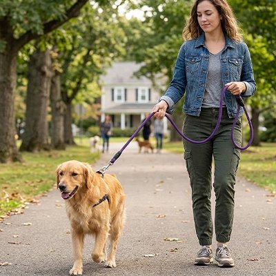 Longe pour Chien Résistante et Confortable
