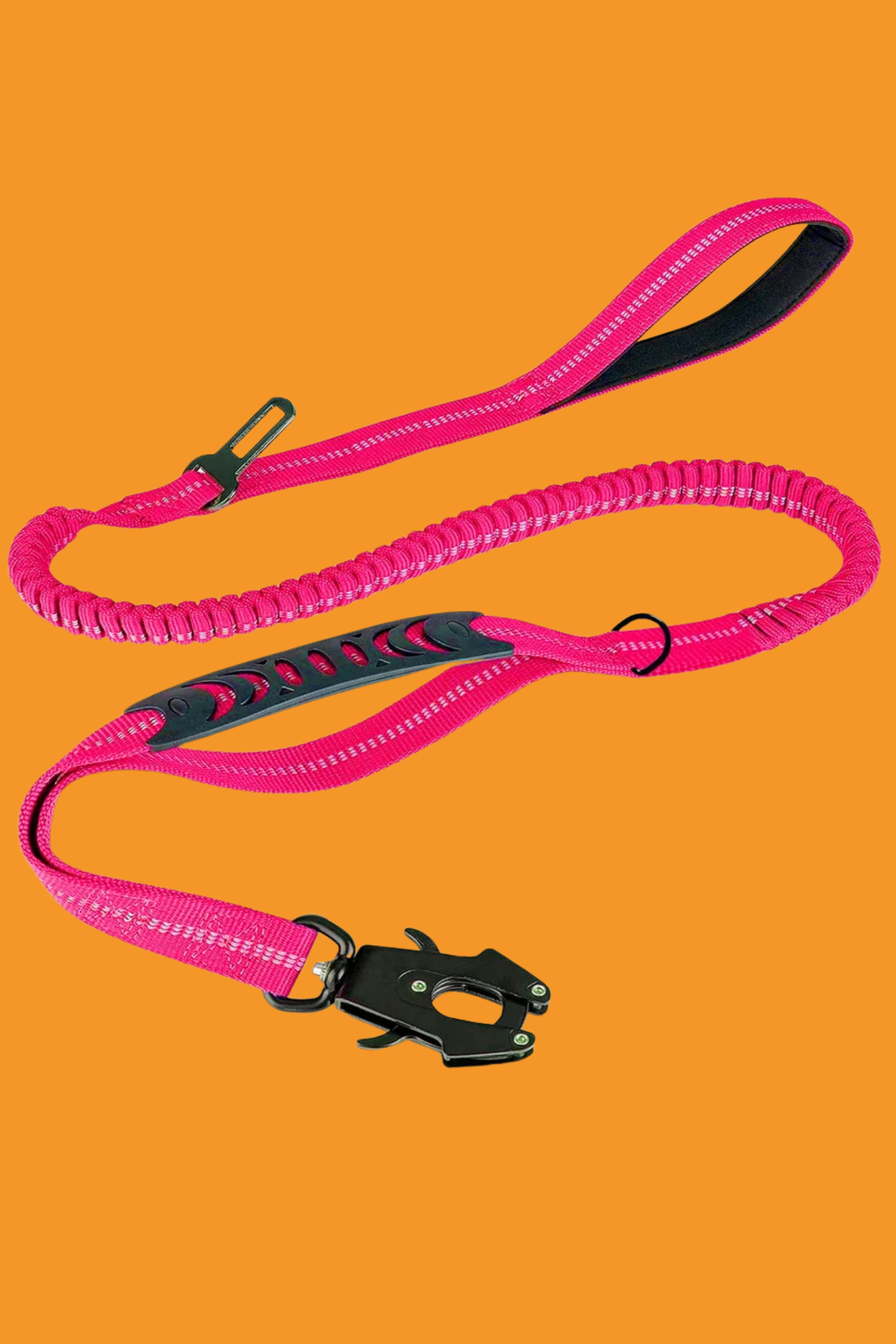 longe pour chien rose