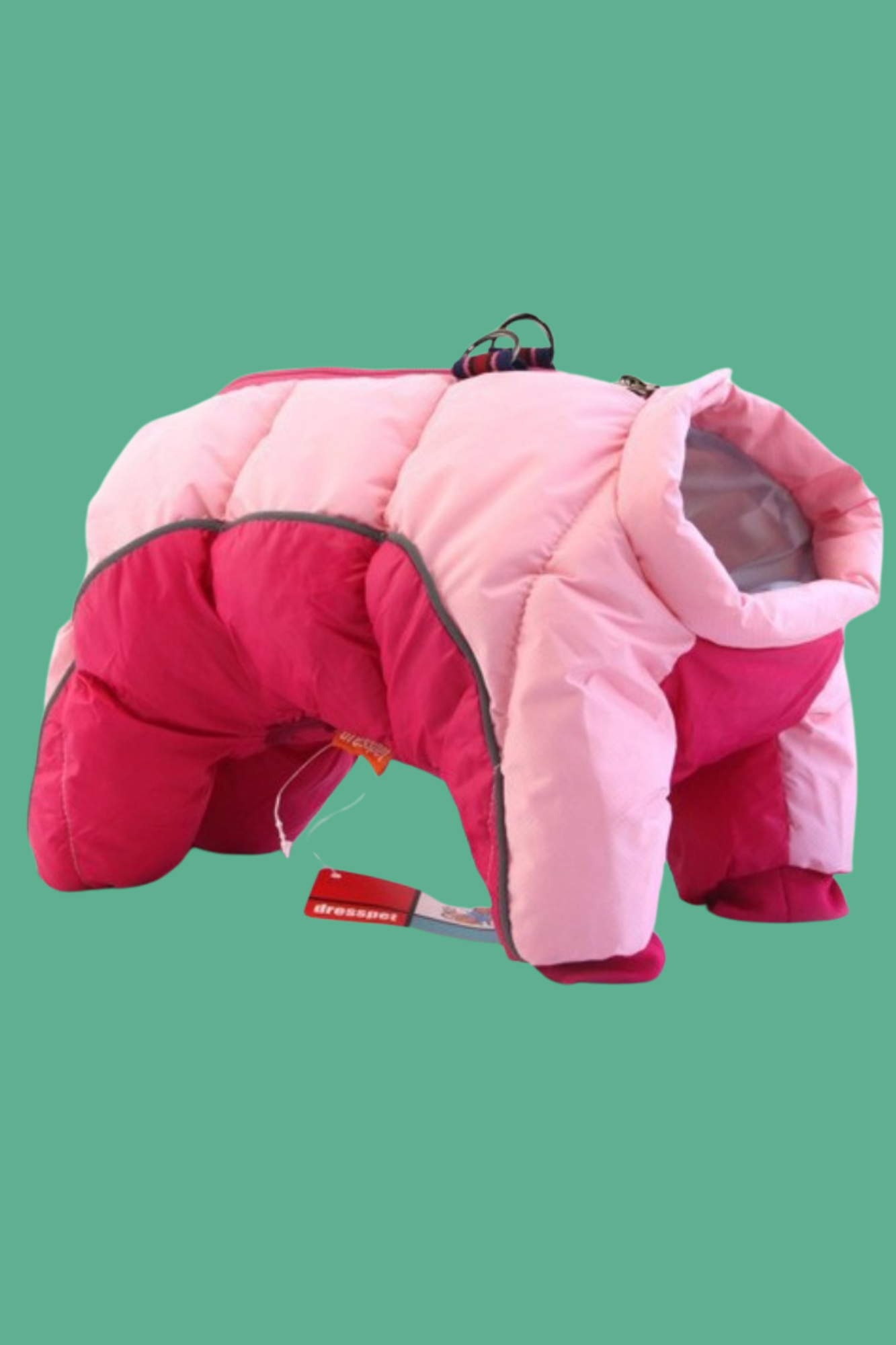 manteau pour chien rose