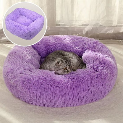 mauve Panier Chat Cocon Douillet