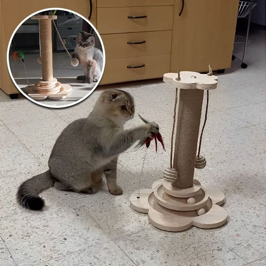 naturelegance Arbre a chat en bois