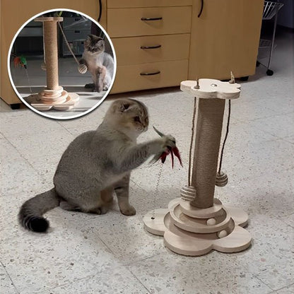 naturelegance Arbre a chat en bois