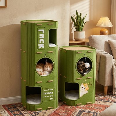 Niche pour chat 3 couche 2 couche