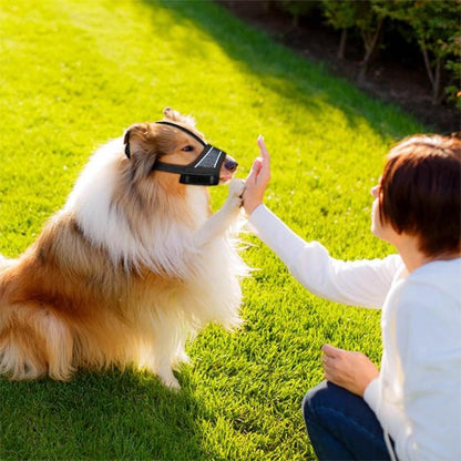  noir Muselière pour chien Confortable et Sécurisée