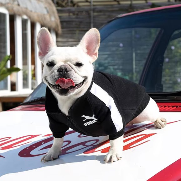 noir Pull chien Tendance Confort noir 