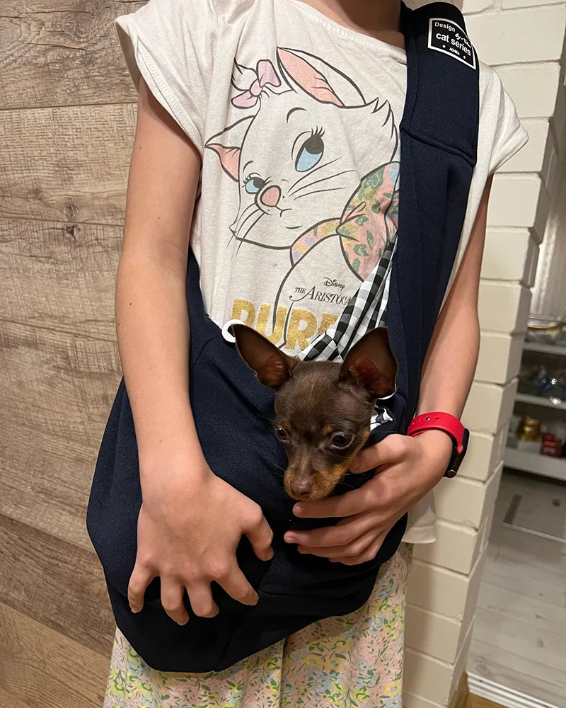 noir sac a dos pour chien