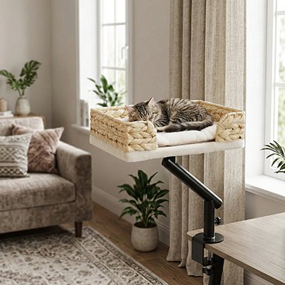 Panier Chat confort beige