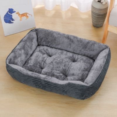 Panier chat design gris