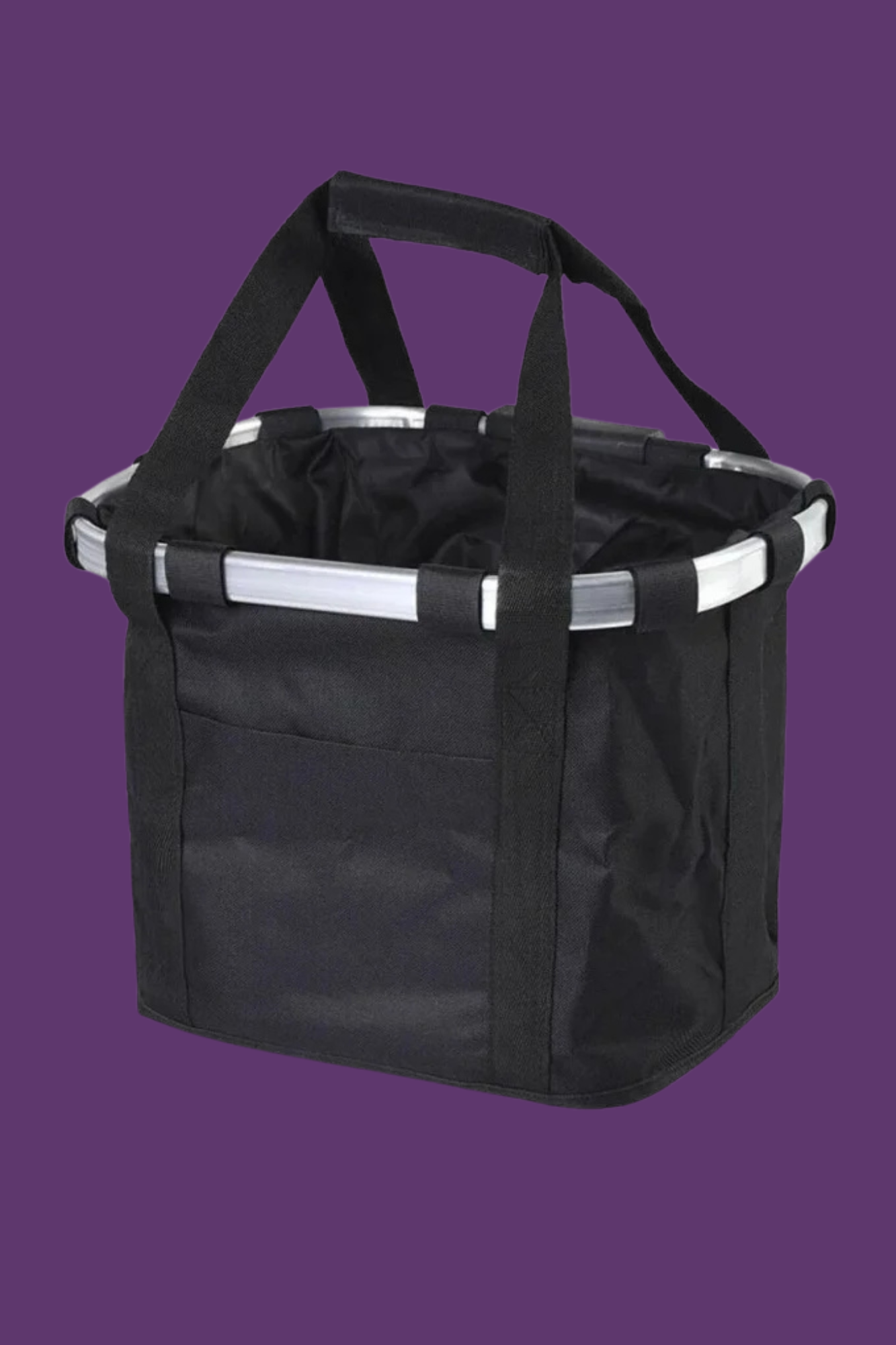 panier chien velo noir