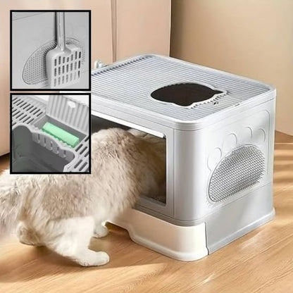 pelle sur litiere chat