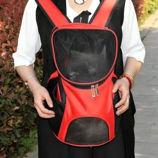 pet Sac de transport pour chat rouge