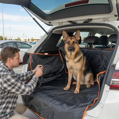 Protection chien voiture berger anti derapente