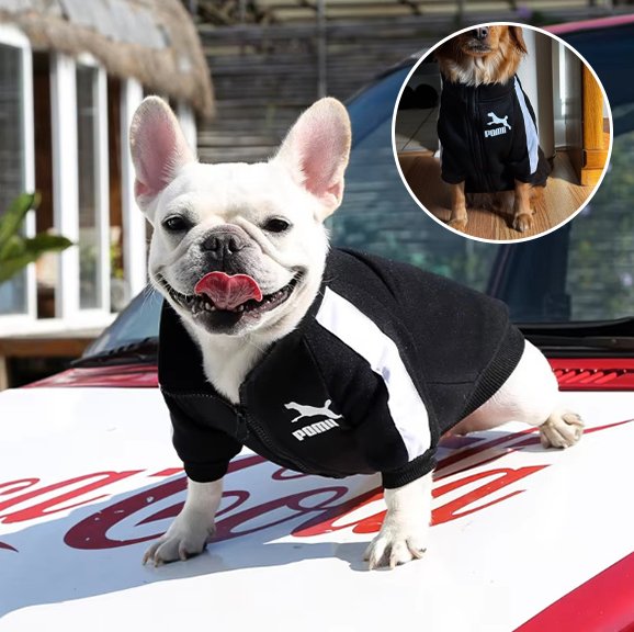 Pull chien noir