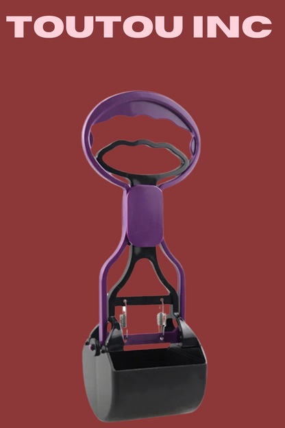 ramasse crotte chien mauve 28cm