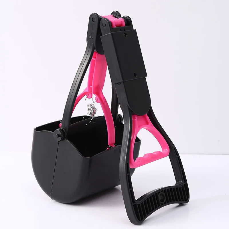 ramasse crotte chien rose 45cm