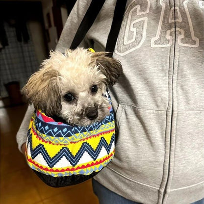 rayure sac de transport chien confortable