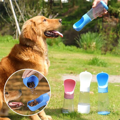 resistant Gourde chien rose blanc bleu