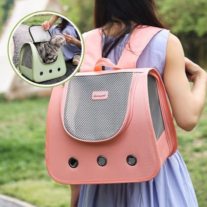 rose sac a dos chat ventilo