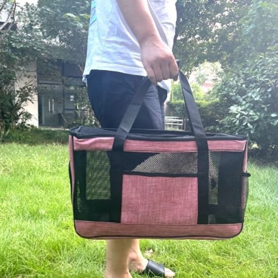 rose Sac de transport pour chat pro