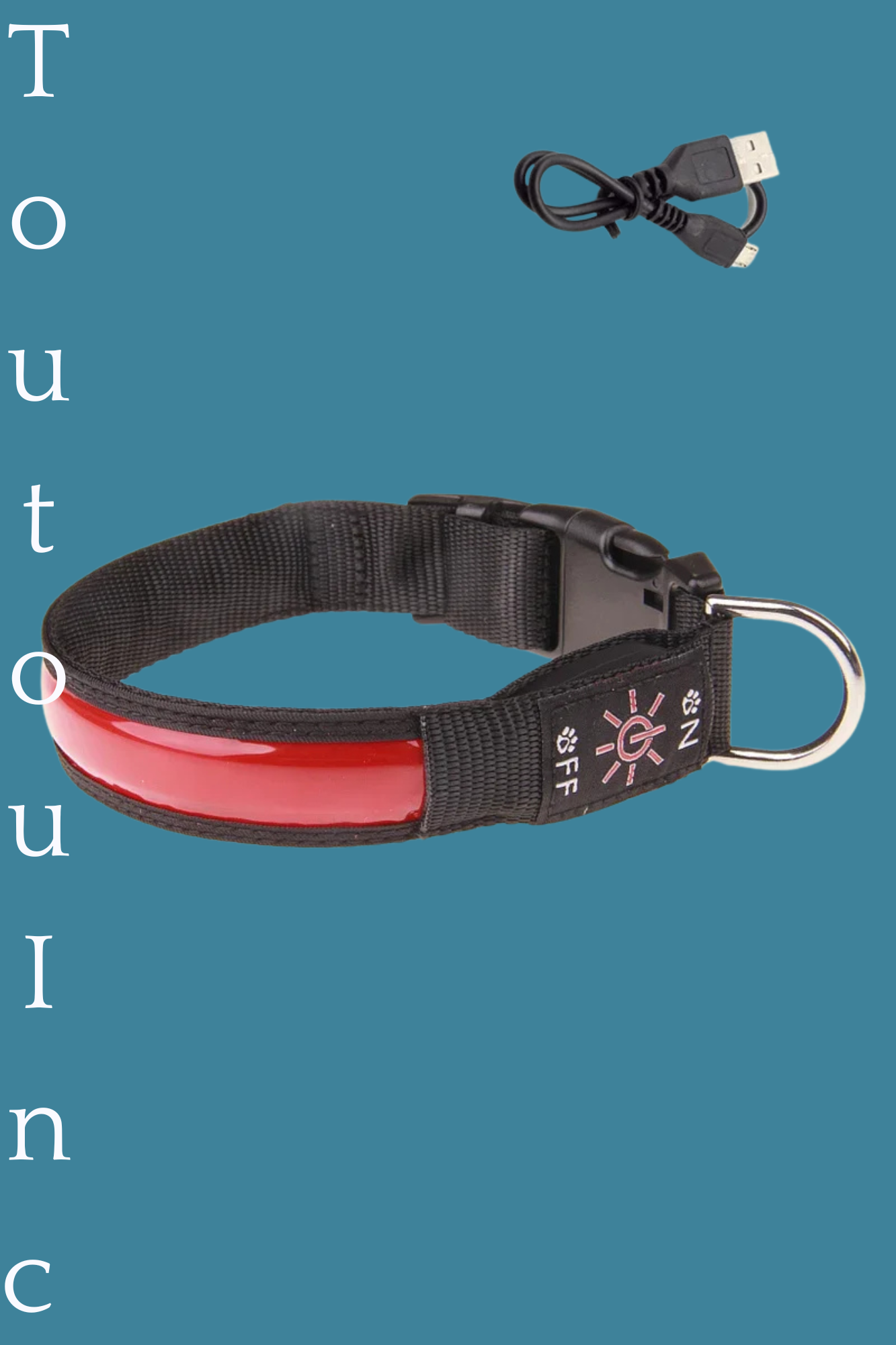 rouge collier lumineux