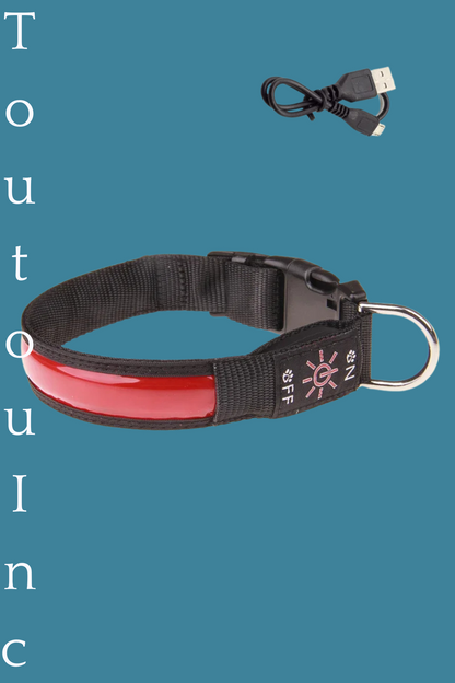 rouge collier lumineux