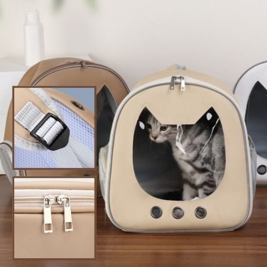 Sac a dos chat ergonomique