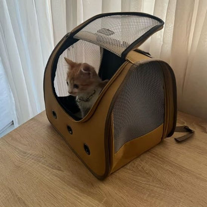 sac a dos chat khaki ventilo