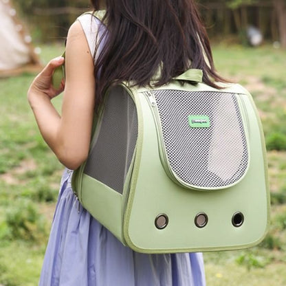 sac a dos chat vert ventilo