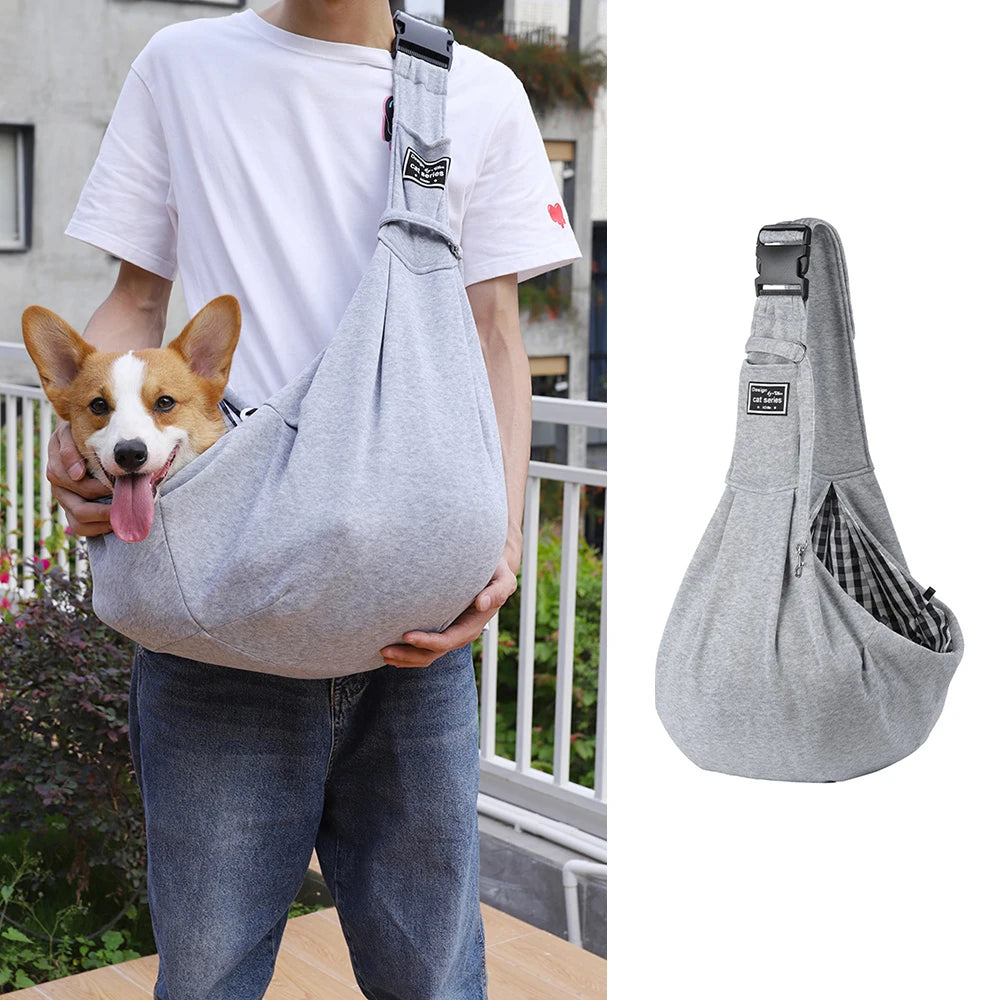 sac a dos gris pour chien