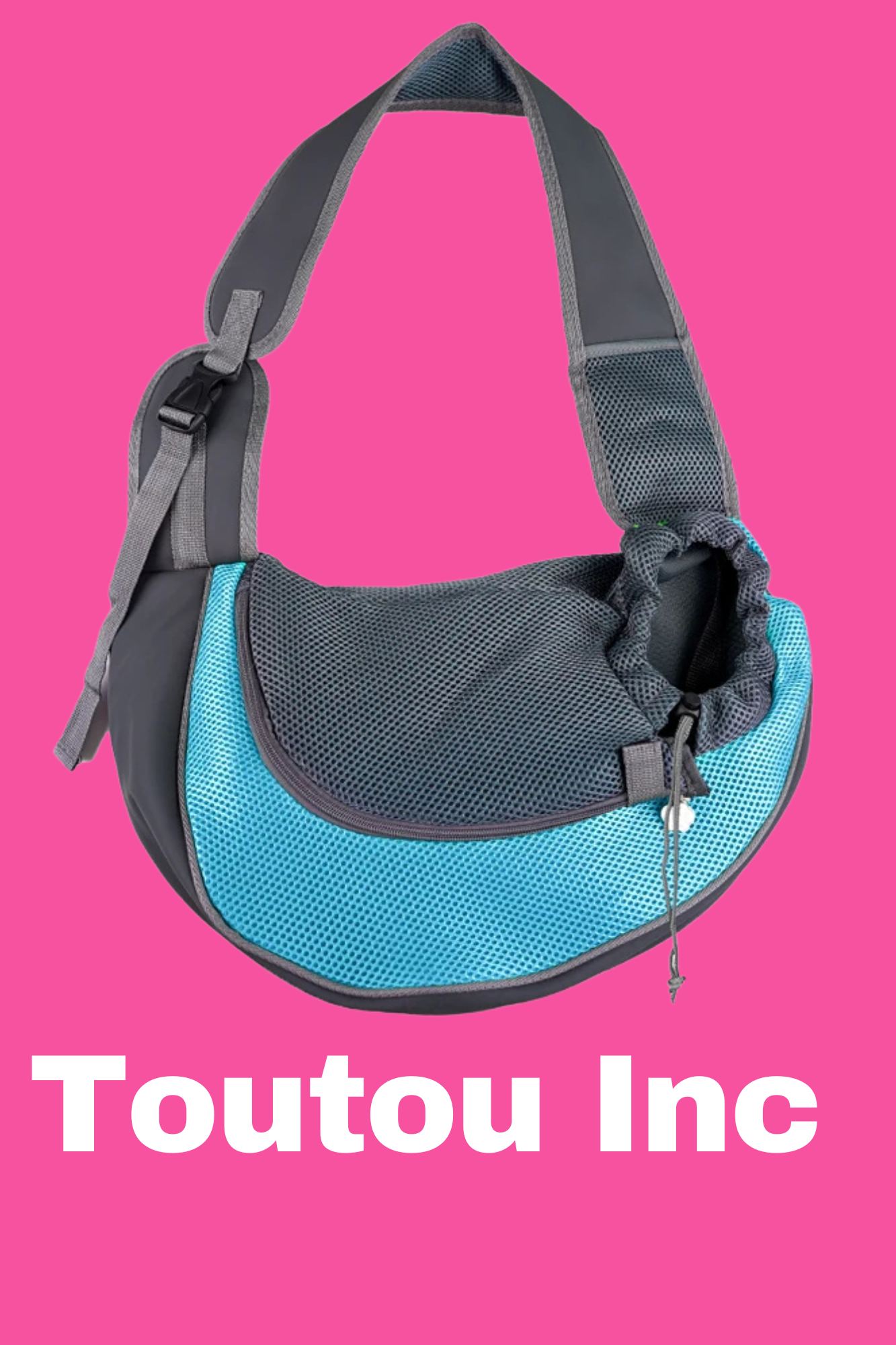 sac a dos pour chien bleu