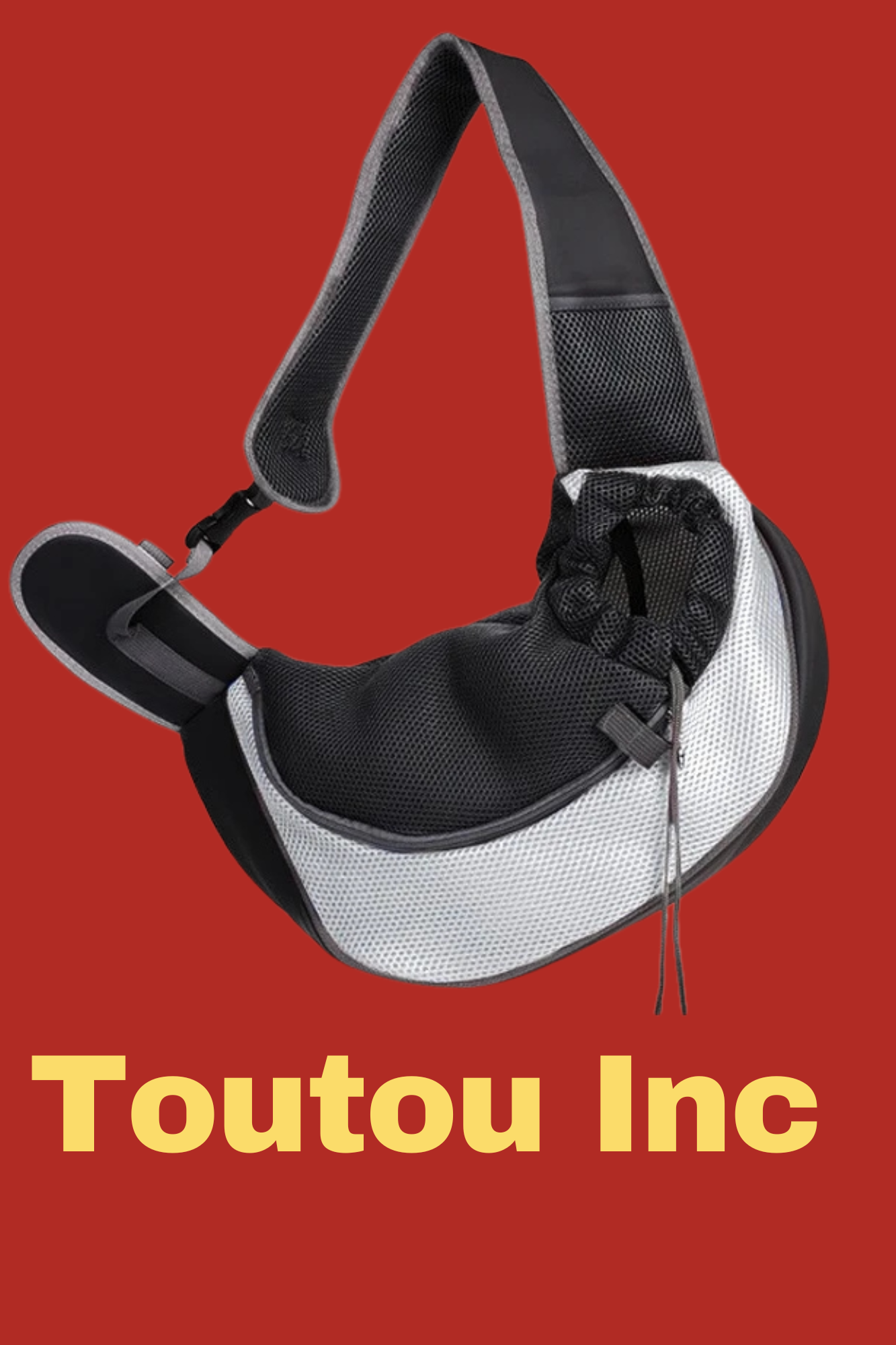 sac a dos pour chien gris