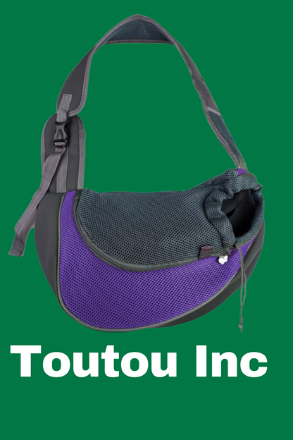 sac a dos pour chien mauve