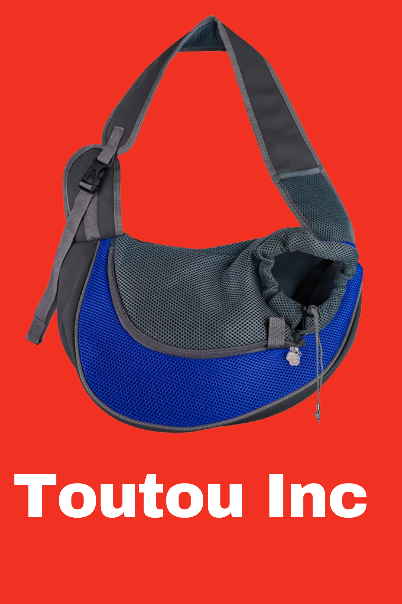 sac a dos pour chien noir bleu