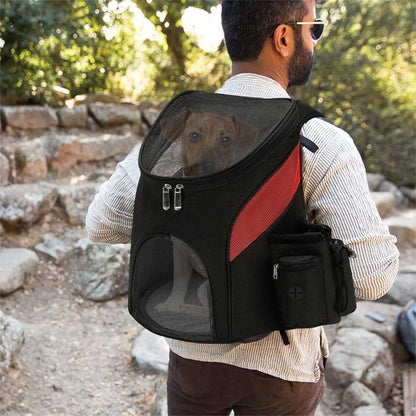 Sac à dos pour chien noir confort securite