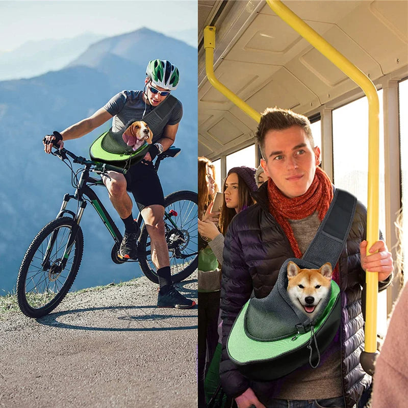 sac a dos pour chien velo bus