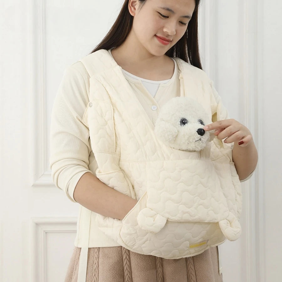 sac de blanc chien transport