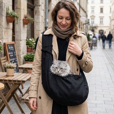 Sac de transport Chat noir