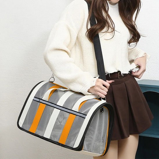 Sac de transport Chat orange
