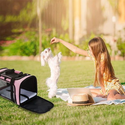 sac de transport chien noir securite