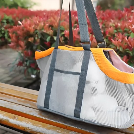 Sac de transport pour chien jaune confort